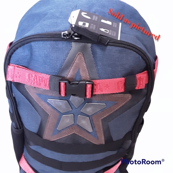Marvel The Falcon And The Winter Soldier Star Backpack - Picture 7 of 12